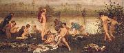 Frederick Walker,ARA,RWS The Bathers oil painting picture wholesale